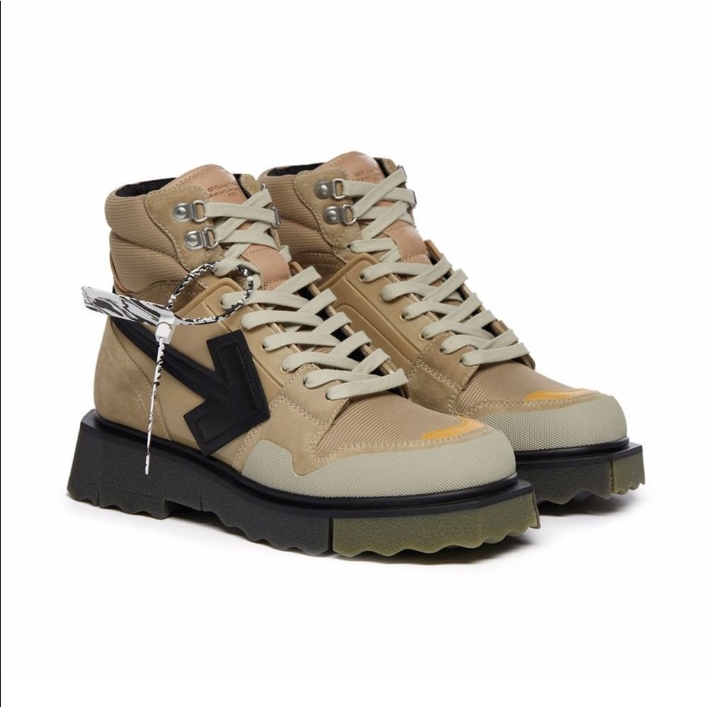 Off-White Arrow Motif Sneaker Boots.